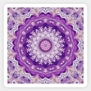 Flower Of Life Mandala (Lavender Dream) Sticker